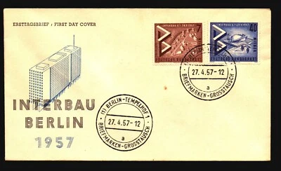 Germany / Berlin - 4 1957 - 66 FDC / All Cacheted - Z16013 - Image 1 of 4