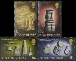 Pitcairn 1971 - Mi-N.o 119-122 ** - Estampillada sin montar o nunca montada - Hallazgos siglo VI - Imagen 1 de 1