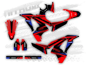 Graphics Kit fits Honda CRF 250 300 RALLY 2021 2022 2023 2024 Decals Stickers - Foto 1 di 1