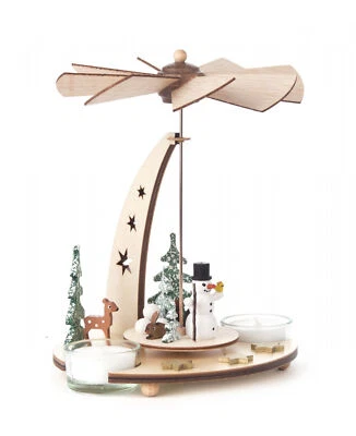 Velas TeaLight pirámide muñeco de nieve Foto 1 de 2