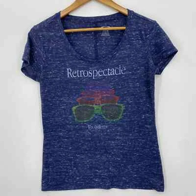 Camiseta Oakley para mujer talla M azul retrospectáculo piel de rana gafas de sol logotipo Foto 1 de 4