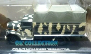 **1:43 Modellino militare OPEL BLITZ TELA COPERTA WEHRMACHT - 1944 DeAgostini (03) - Foto 1 di 1