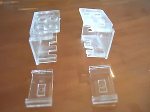 VENETIAN BLIND PLASTIC END BRACKET SET FOR SLIMLINE SLATS BLINDS - Picture 1 of 4