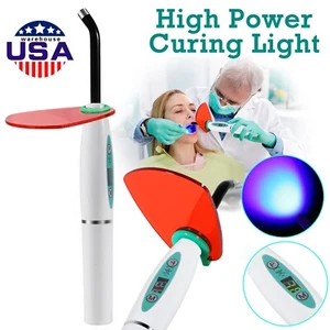 Dental Wireless Cordless LED Cure Curing Light Lamp 2000mw 5W Tool Resin Cure US - Picture 1 of 17