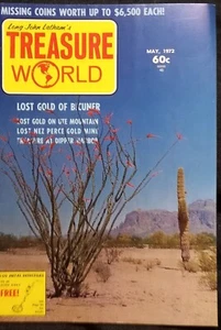 Vintage TREASURE WORLD Magazine May 1972 Relic Hunting Metal Detecting Stories - Picture 1 of 20