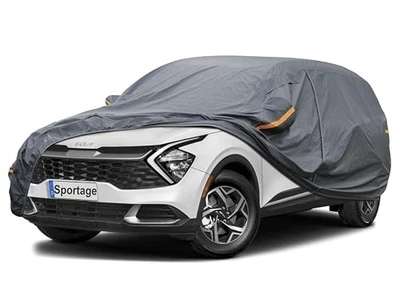 For Kia Sportage 2010-2025 Waterproof Car Cover 16 Layers All Weather with Zippe Foto 1 de 4