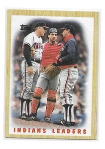 Indians Leaders, #11, 1987 Topps, Cleveland Indians - Picture 1 of 2