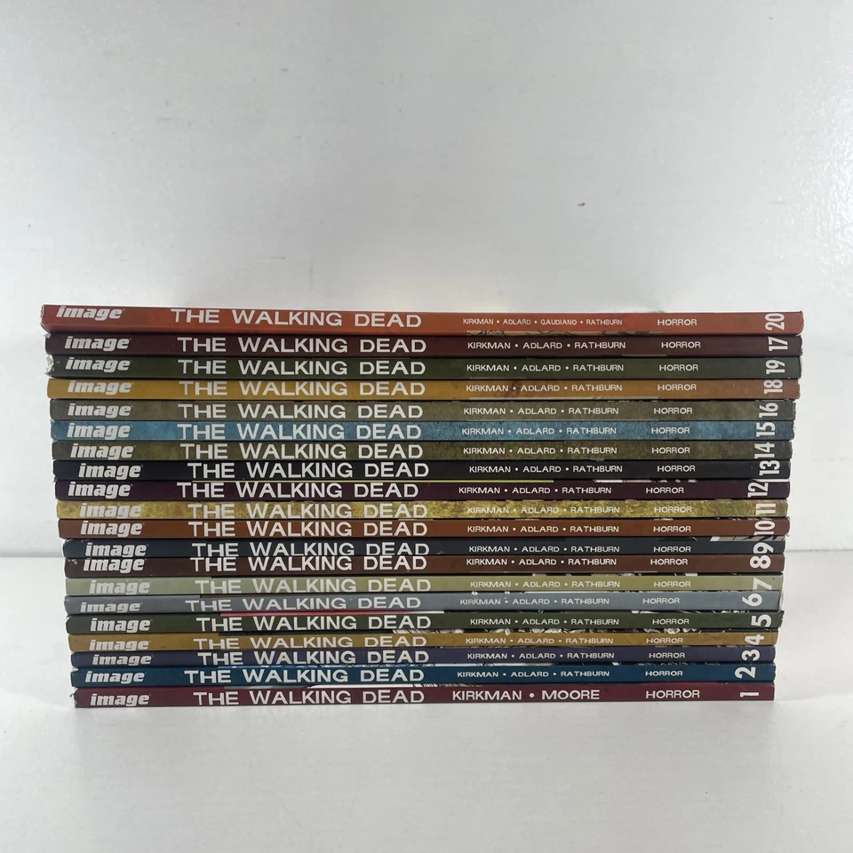 HUGE LOT SET The Walking Dead Image Comics TPB Volumes 1-20 - Image 1 of 2