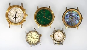 Fossil Relic Watch Women Men Stainless Gold Silver St WR Quartz NON-WORKING-38 - Picture 1 of 5