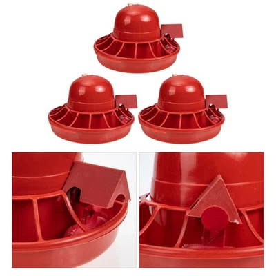  3 Pcs Hühnerzubehör Geflügel Futterautomat Vogelhäuschen Für Haustiere - Bild 1 von 4