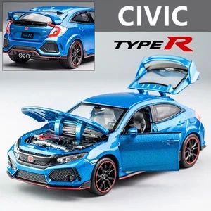 1:32 Honda Civic Type-R Alu Auto Modell Druckguss & Spielzeugfahrzeuge Metall Sportwagen - Bild 1 von 20