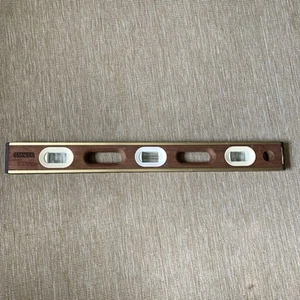 Stanley 2′ Brass bound Mason’s Level 42-321 - Double Plumb - Picture 1 of 10