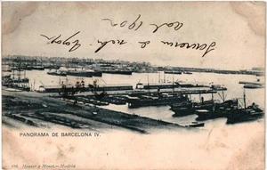 CPA Carte Postale Espagne Barcelona Panorama début 1900 VM101157ok - Picture 1 of 2