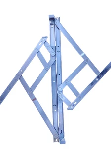 Pair of uPVC Window Hinges Double Glazing Friction Stay PVC Top Hung 16" 13mm - Picture 1 of 3