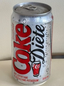 Diet Coca-Cola  Canadian 2016 FULL UNOPEN 355ml Coke Canada French English - Picture 1 of 6