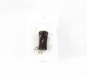 Rev Handle Knob Flat 35 mm Dark Wood Gold Shimano A Daiwa S (4544) - Picture 1 of 5