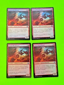 MTG  Aetherdrift -  Gastal Blockbuster - Foil - X4 - Picture 1 of 2