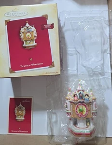 PUNZE ANDENKEN ORNAMENT TICKTOCK WERKSTATT BEWEGT GERÄUSCHE LICHT - Bild 1 von 3