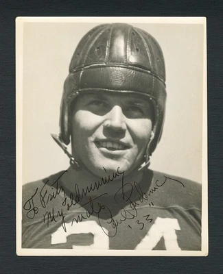 1934 College All-Star Paul Pardonner PSA Autographed Original Type 1 Photo 4x5 - Image 1 of 3