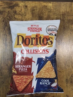 New Doritos COLLISIONS STRANGER THINGS PIZZA COOL RANCH Tortilla Chips (2 5/8oz) - Image 1 of 3
