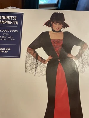Женский вампир бесчисленный вампирта костюм Хэллоуин плюс 18-20 косплей платье - Изображение 1 из 4