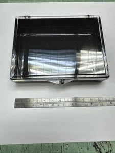 Plastic Clear Top, Black Bottom Display Box - Approx 4-3/4”x3.5”x3/4” Lot Of 4 - Picture 1 of 3
