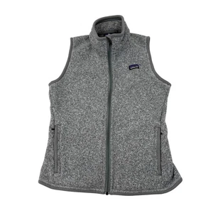 Patagonia Vest Womens Small Gray Better Sweater Full Zip Outdoor Hiking Fleece - Picture 1 of 7