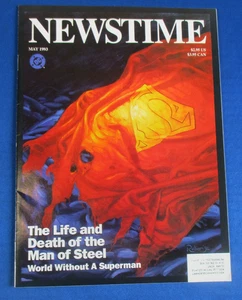 NEWSTIME MAY 1993 The Life and Death of the Man of Steel Very Nice - Foto 1 di 6