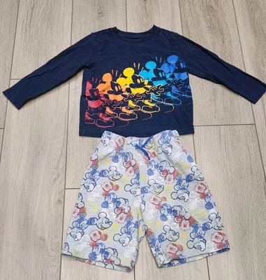 Camicia e pantaloncino Disney Topolino bambino taglia 5T - Immagine 1 di 4