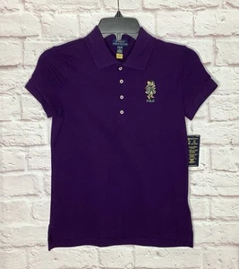Polo Ralph Lauren Polo Bear Stretch Mesh Polo Shirt Size 6 (12-14) - Picture 1 of 5