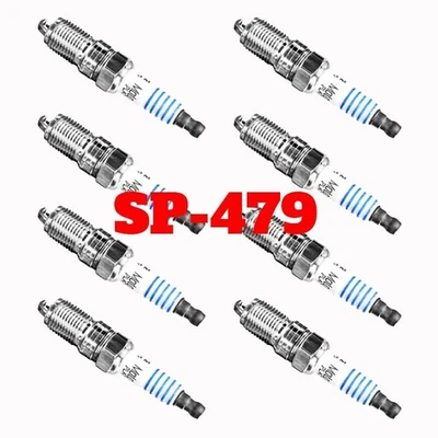 8Pcs Platinum Spark Plugs For Ford F150/F-250/F-350 SP479 AGSF22WM 5.4L 6.8L Foto 1 de 4