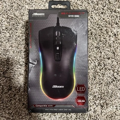 2boom Bandit GMS100K LED GAMING MOUSE 7 COLORS - Image 1 of 4