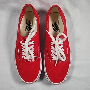 Vans Authentic Era Classic Sneaker ROT Unisex Canvas Schuhe M7,5 W9 - Neu ohne Karton - Bild 1 von 7