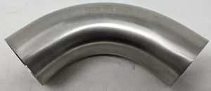 Sanitube L2S4P-150 90º Polished Elbow 304 YD1925 1-1/2 Diameter - Picture 1 of 3