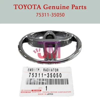 REJILLA RADIADOR DELANTERO EMBLEMA TOYOTA PICKUP 2X2 1992-1995 75311-35050 GENUINO Foto 1 de 2