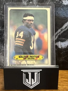 Pegatina de goma de mascar Walter Payton 1983 Topps #24 Chicago Bears 🔥1110 - Imagen 1 de 1