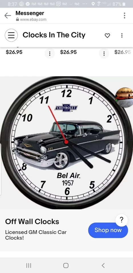 Test llisting for personalizting wall clocks battery operated 10 inch - Image 1 of 1