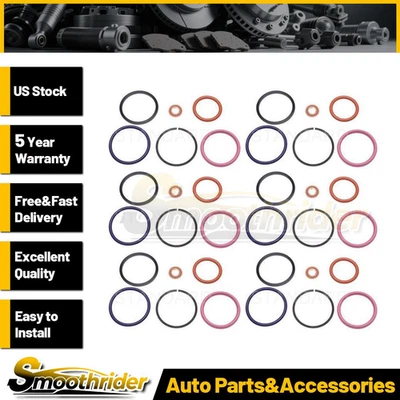 Kit de sello de inyector de combustible estándar de 6 piezas para International Harvester 2554 1995-2002 Foto 1 de 2