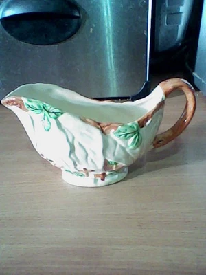 Antique Brentleigh Ware Sauce Boat Beech Design Hand Painted Art Deco - Image 1 of 4
