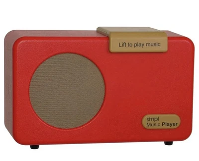 Simpl Lift Music Player for Alzheimer's Dementia Seniors Red Easy Use MP3 - NEW - Image 1 of 4