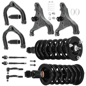 12PC Front Strut Upper Lower Control Arms Tie Rod For Nissan Titan 2004-2015 4WD - Picture 1 of 8
