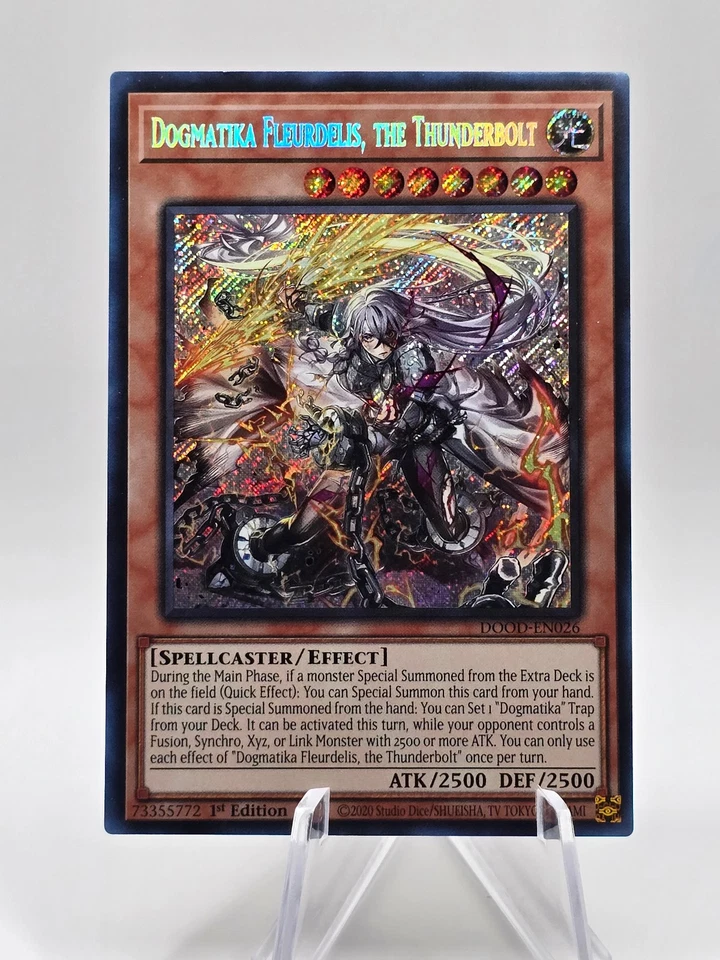 Dogmatika Fleurdelis, the Thunderbolt | DOOD-EN026 | Secreto Raro | 1ª Edição - Imagem 1 de 2