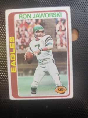 1978 Topps - #449 Ron Jaworski - Image 1 of 4