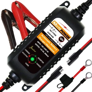 Batterieladegerät und Ladehalter 12V 800mA für Auto Motorrad Boot Wohnmobil - Bild 1 von 7