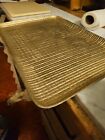 Vintage Xl Cafeteria Style Serving /Display Tray.  Textured, Heavy , India 19x13