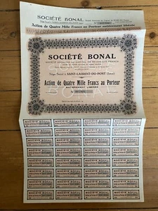 Société BONAL, Distillerie (SAINT LAURENT DU PONT 38) (O) - Picture 1 of 1