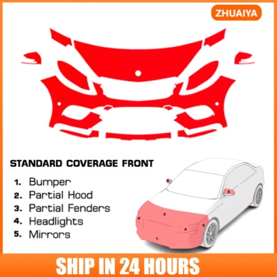 PreCut Paint Protection Film Clear Bra PPF Kit For Mercedes Benz GLE43 2015-2018 - Image 1 of 4