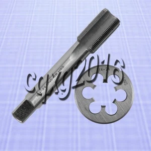 1 Satz 3/4-24 UNS Rechtsmaschine Gewindebohrer und Schneideisen Gewindeschneidwerkzeuge 3/4 Zoll-24 - Bild 1 von 9