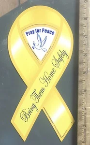 Pray For Peace – Bring Them Home Safely Magnetic Ribbon - Picture 1 of 6