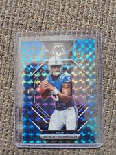 ANTHONY RICHARDSON 2023 Panini Mosaic Blue Reactive Prizm Rookie RC! SP Colts